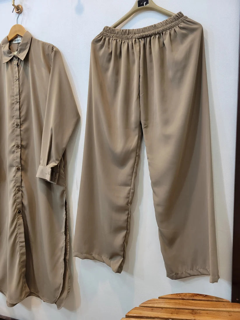 Elegance Long Shirt Coord (Skin)