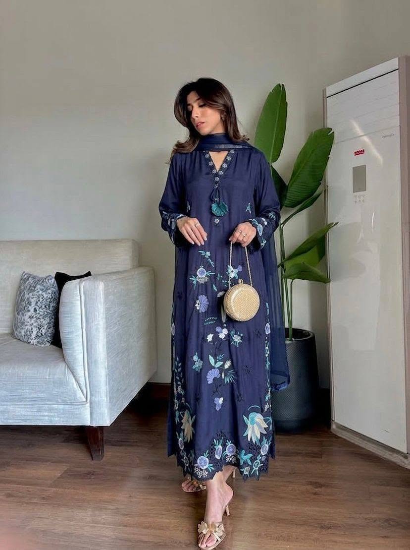 Beautiful kaftan Febric Russian silk