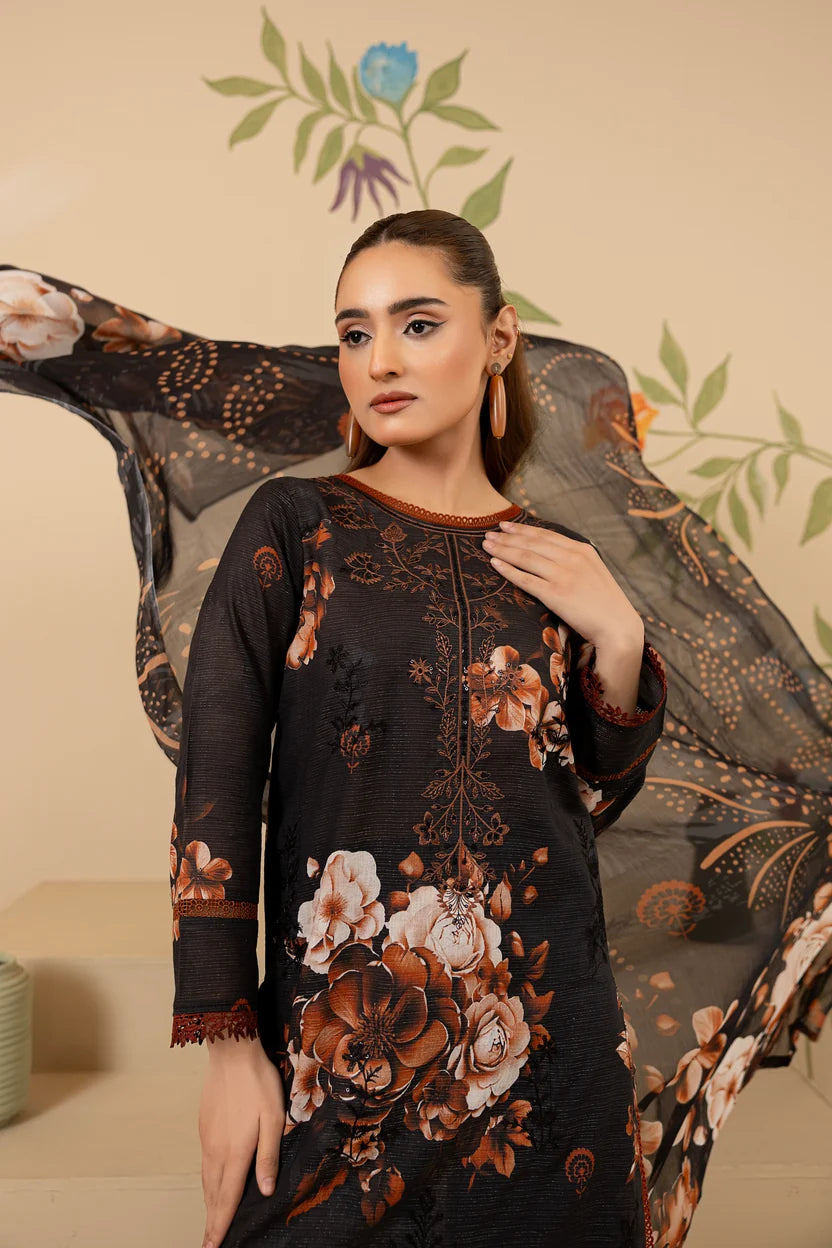 UNSTITCHED EMBROIDERED LAWN SUIT