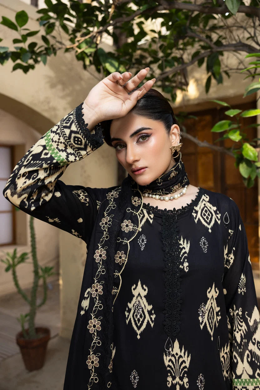 Royal Embroidery Vol-01 | 3 Piece Unstitched Cambric Suit