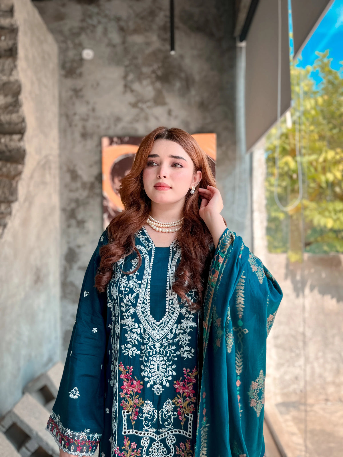 Luxury Embroidered Lawn Suit