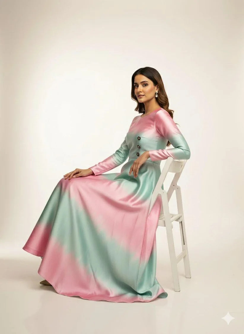 2 Piece Unstitched Maxi Silk Suit