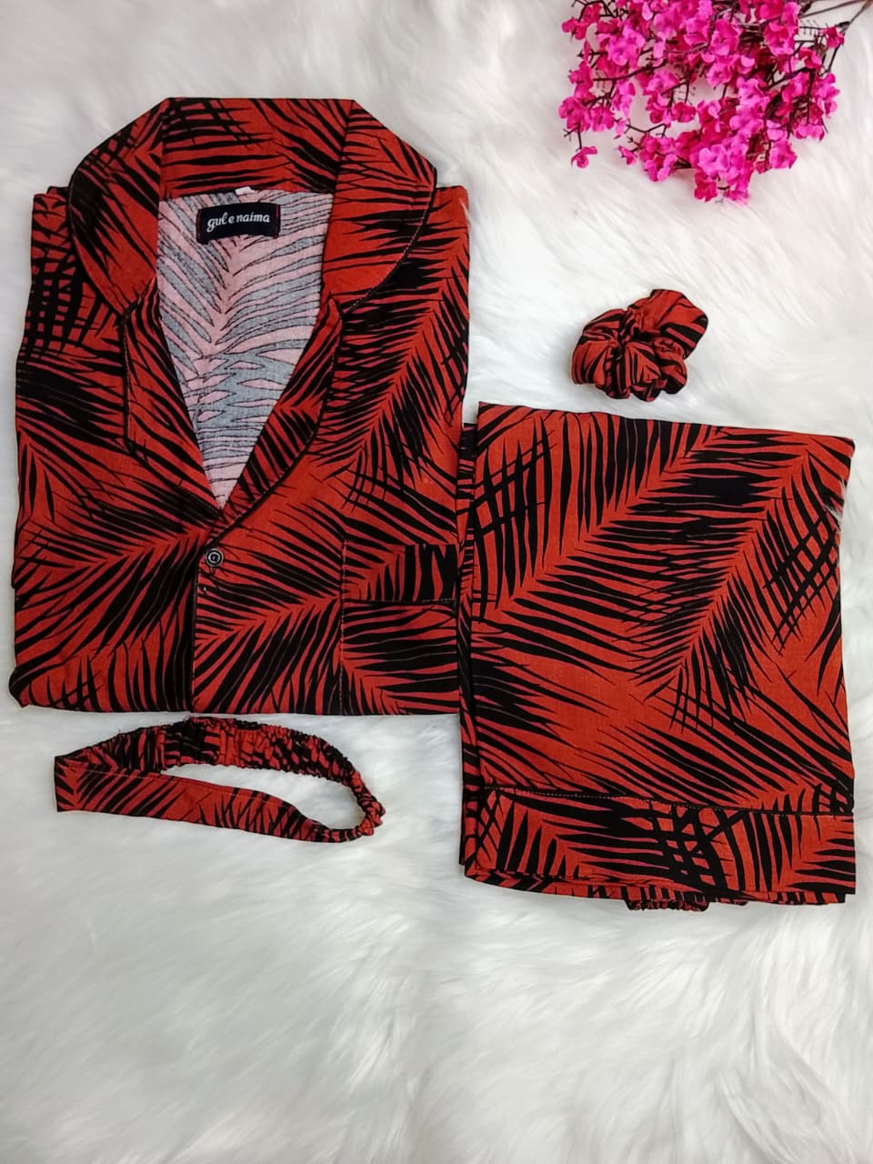 Soft Print Night Dress