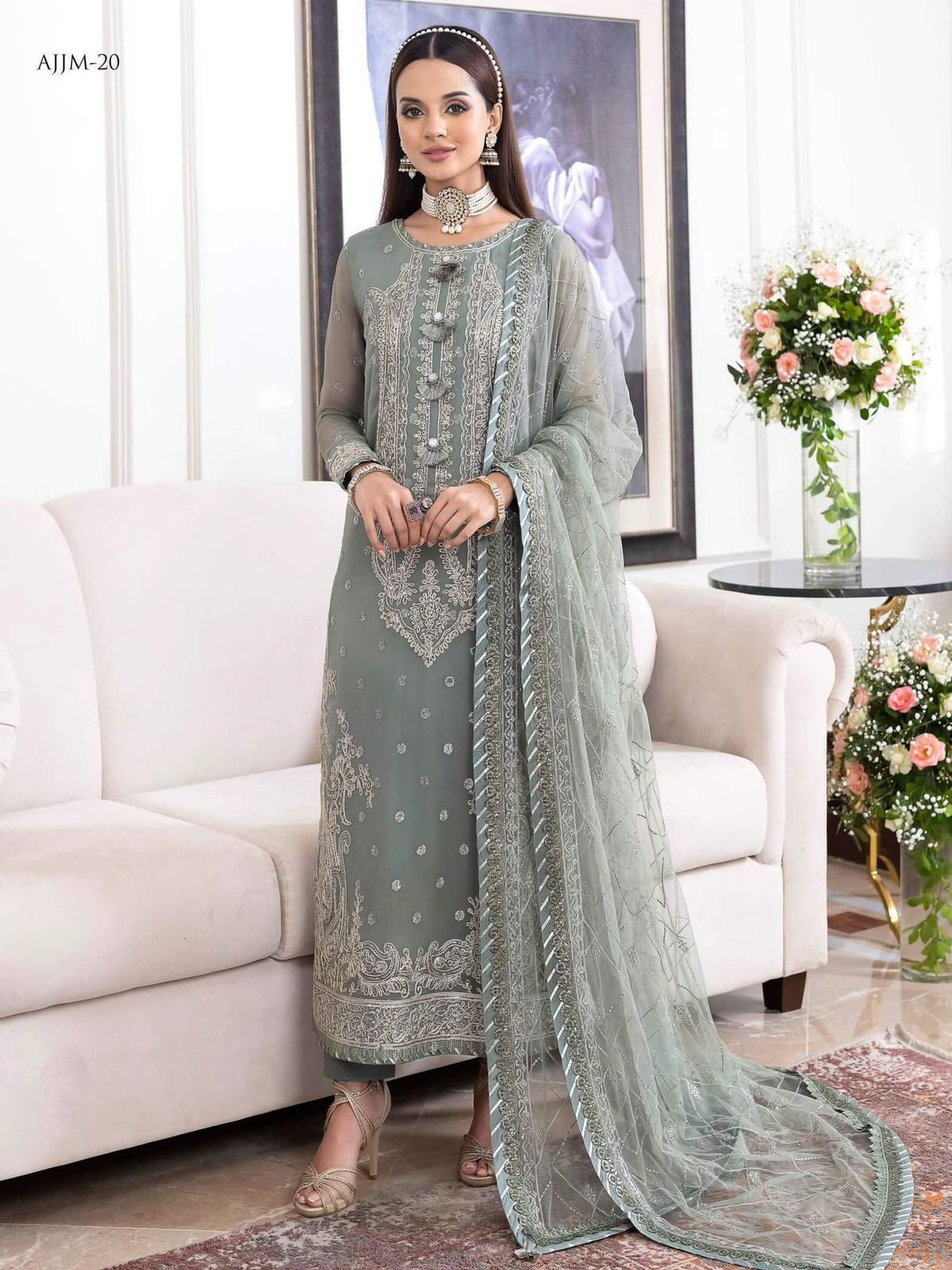 Asim jofa JHILMIL CHIFFON COLLECTION