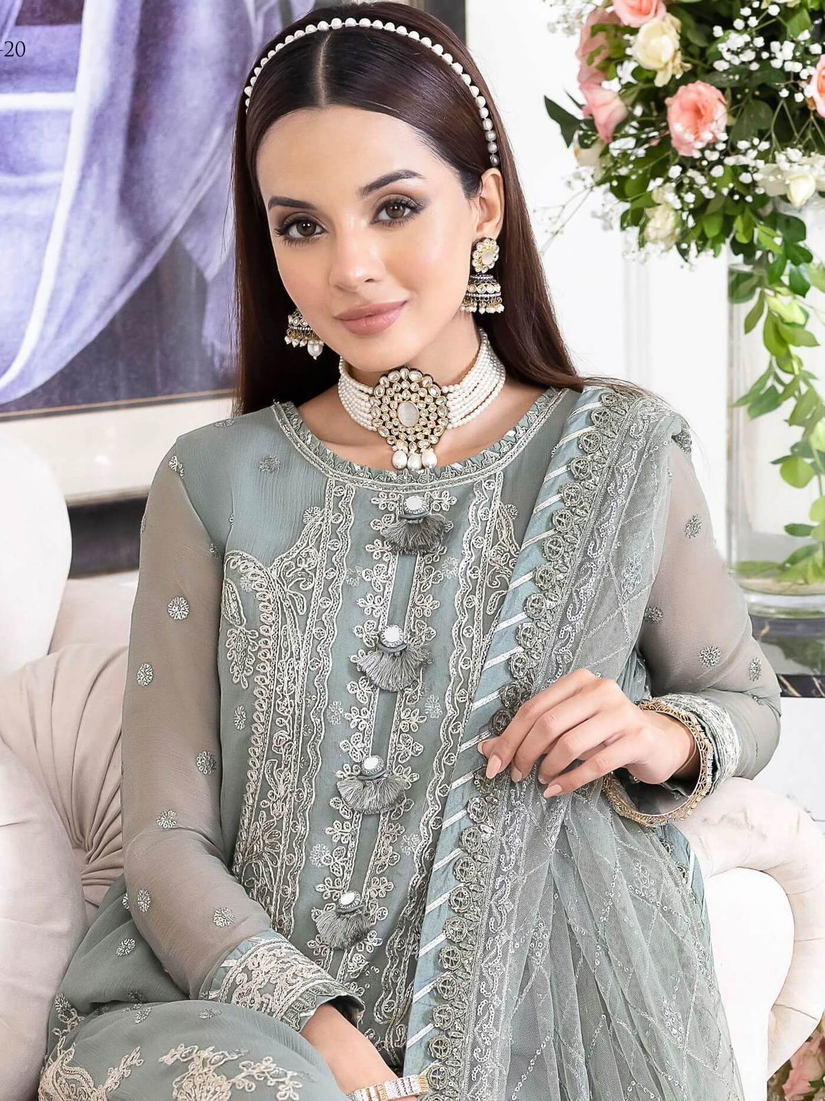 Asim jofa JHILMIL CHIFFON COLLECTION