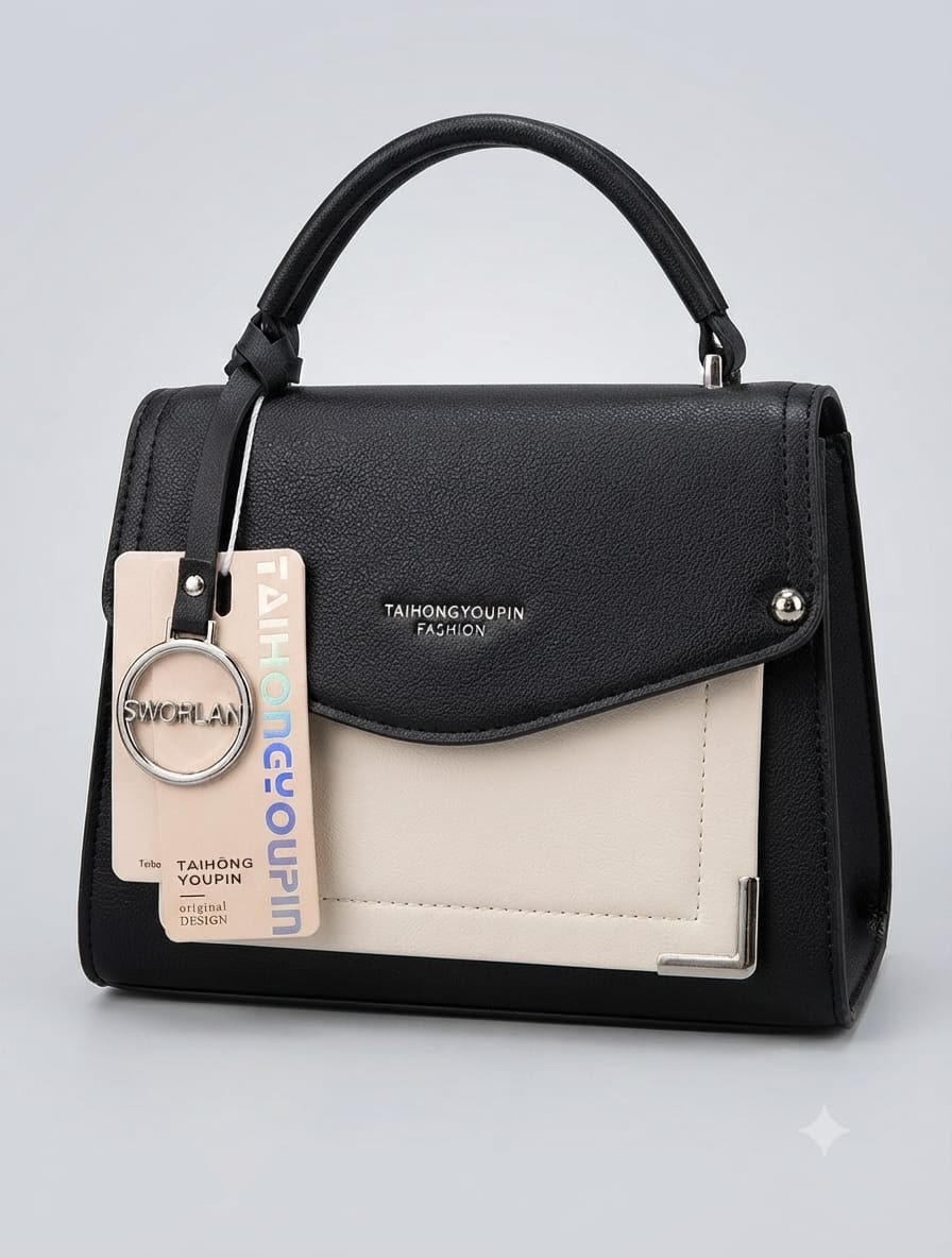 Chic Structured Top-Handle Handbag