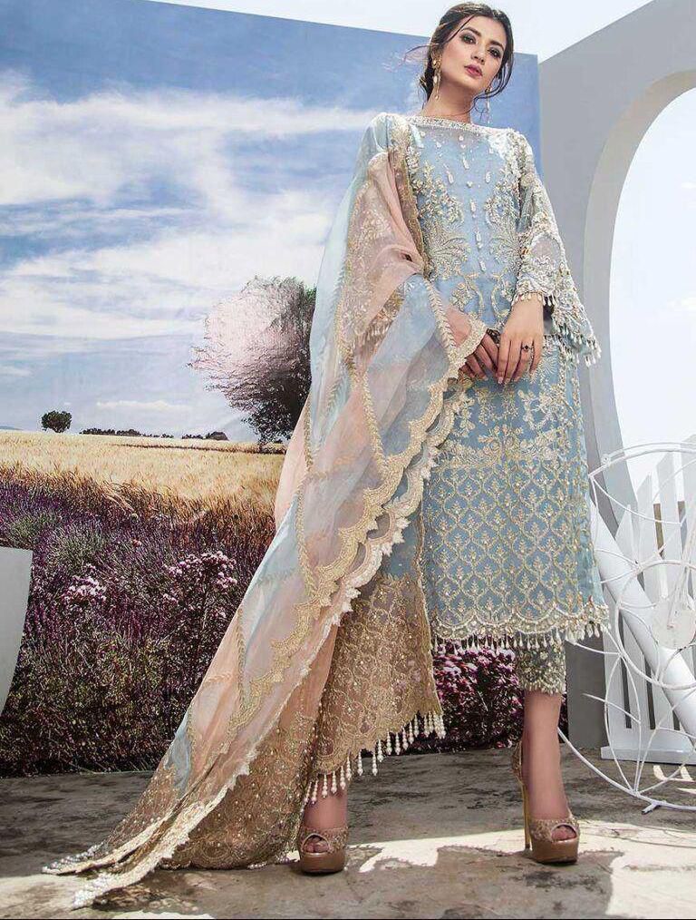 Fully Heavy EMBROIDERED With Handwork