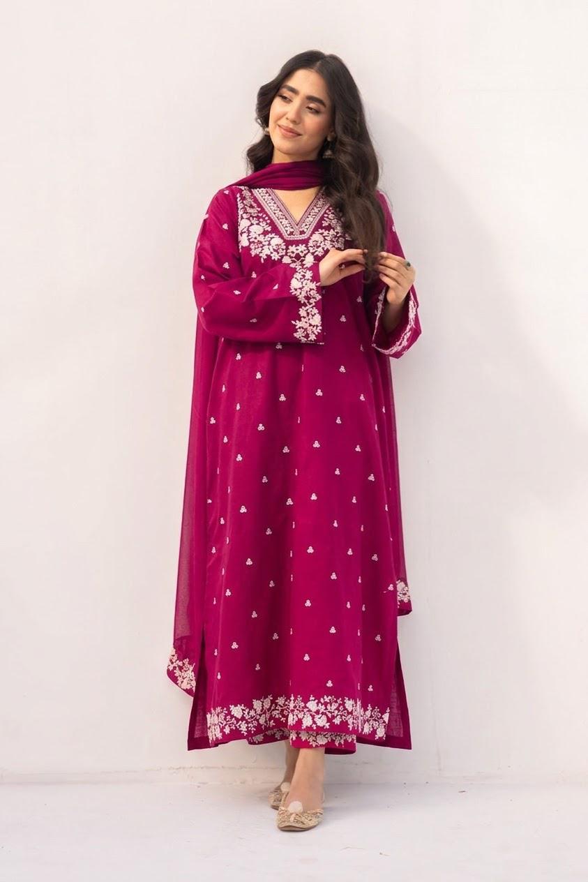 PEZWAN Dhanak Embroidered