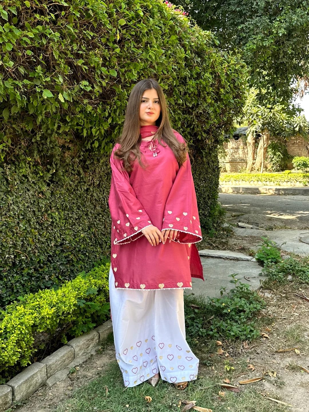 Pink Melody Graceful and Elegant Lawn Outfit