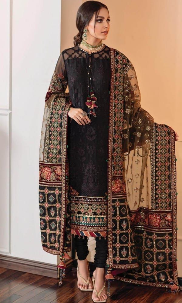 Heavy Zari N Sequins Embroidered