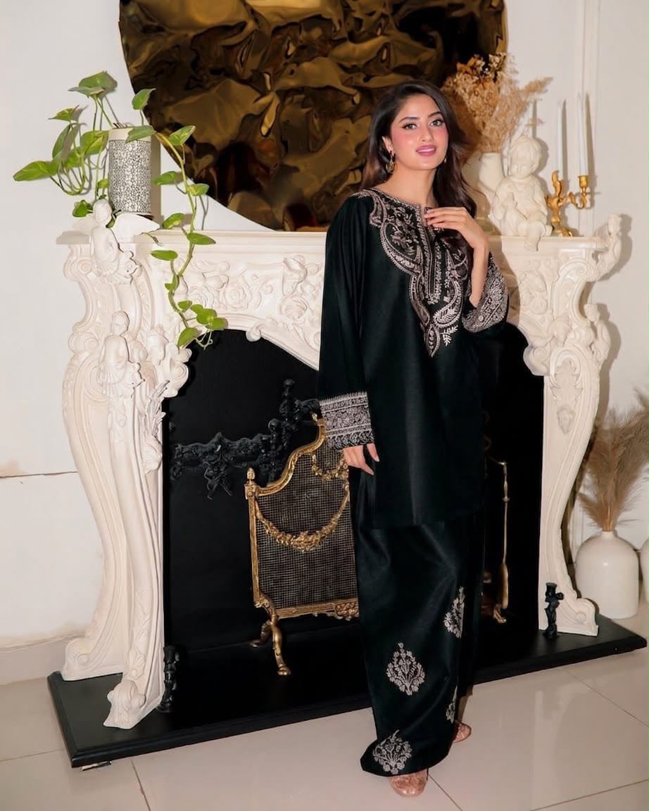 Embroidered Shamoz Silk Shirt