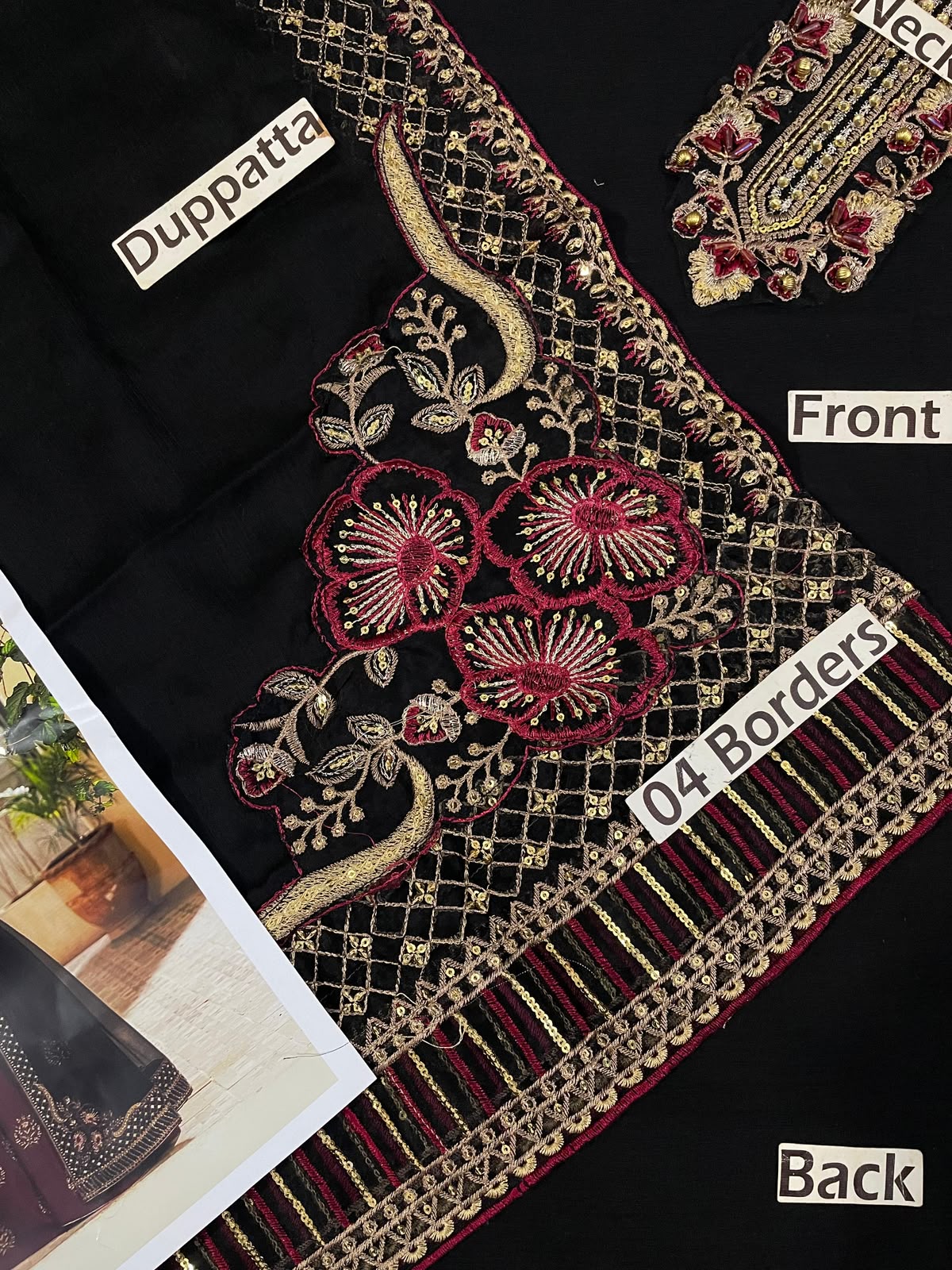 IZNIK Heavy Embroidered