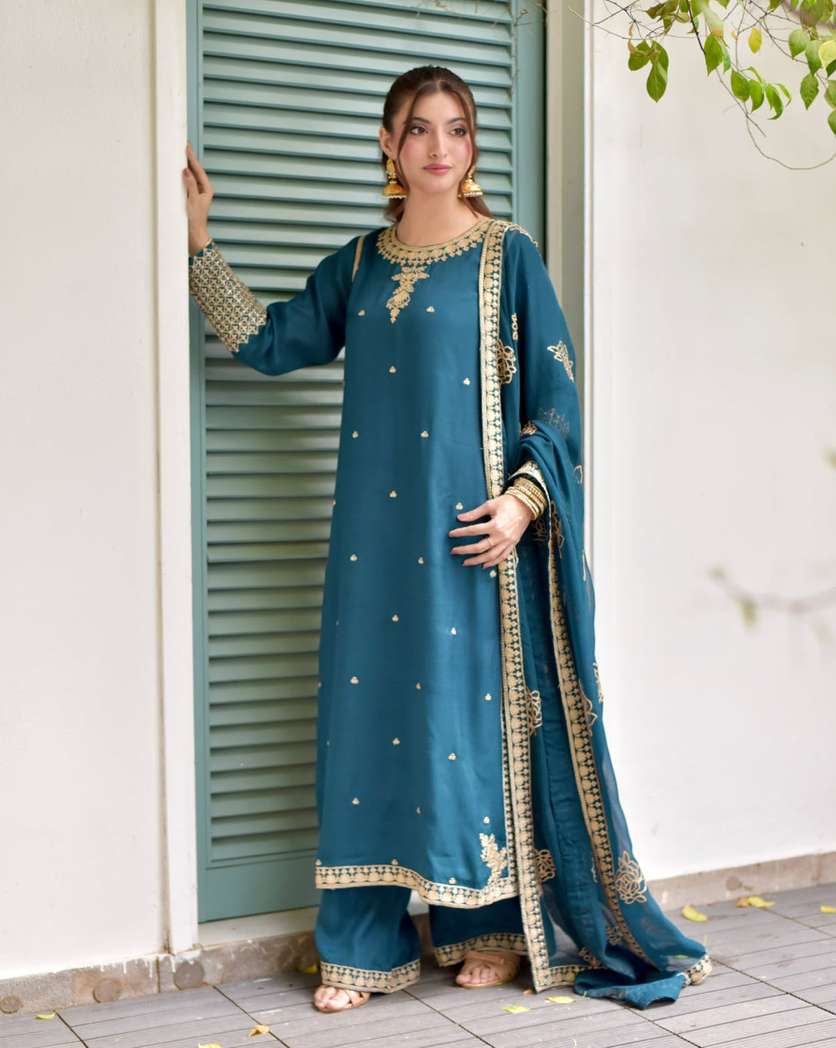 LAAM LUXURY CHIFOON EMBROIDERED