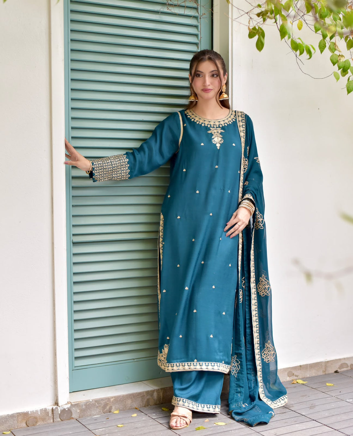 LAAM LUXURY CHIFOON EMBROIDERED