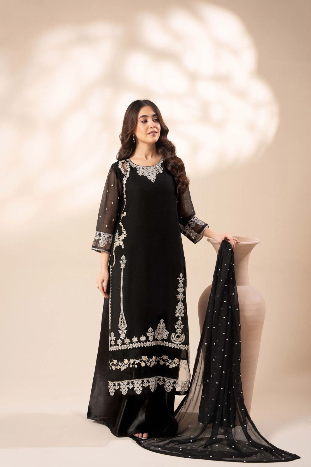 LUXURY CHIFOON EMBROIDERED