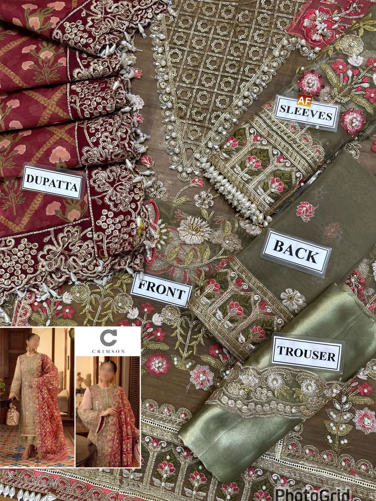 LUXURY CHIFOON EMBROIDERED