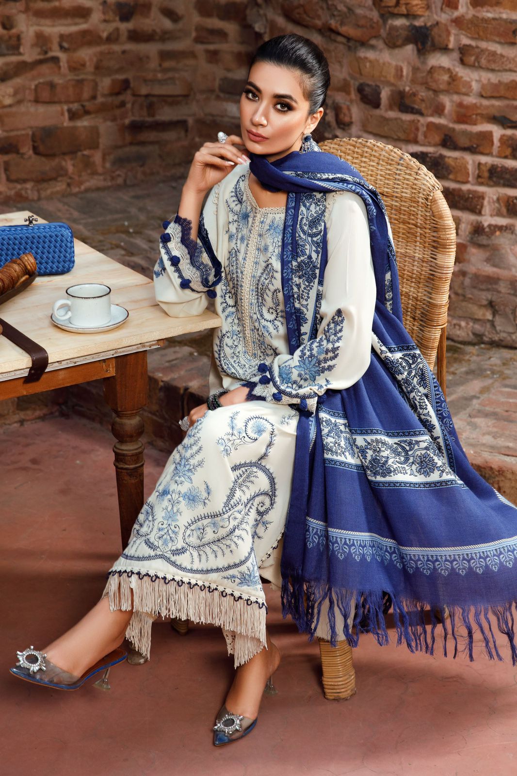 MARIA.B Dhanak Embroidered Hit