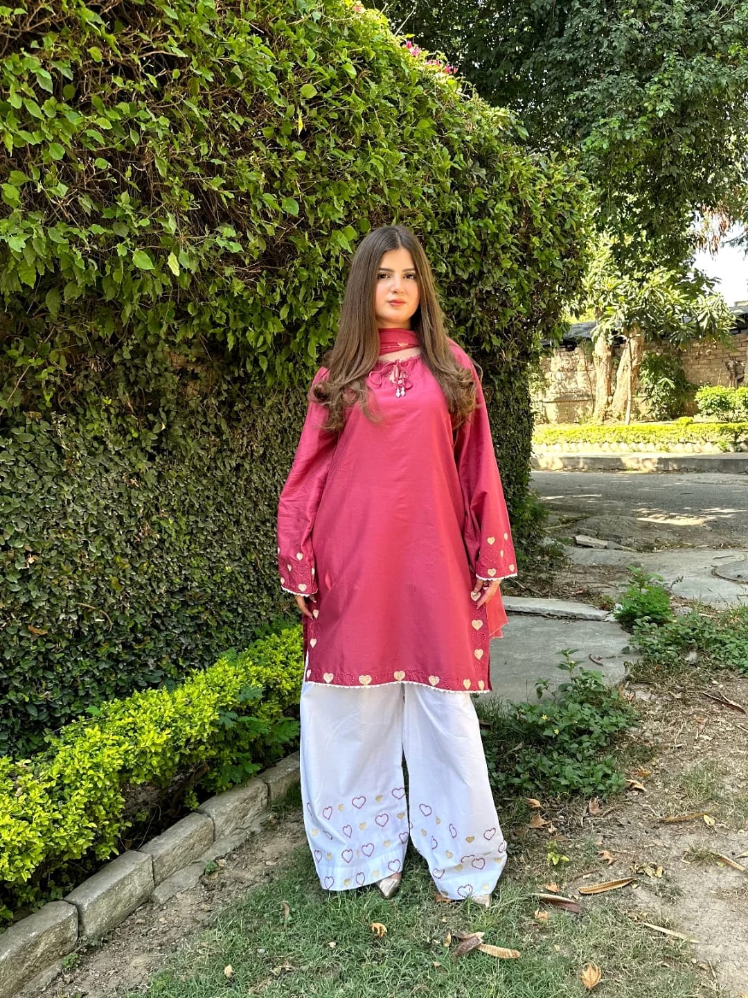 Pink Melody  Graceful and Elegant Lawn Outfit